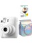 Instax Mini 12 Beyaz Fotoğraf Makinesi 20'li Film ve Parlak Kılıf Seti 1