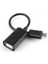 20CM DK-CB-USB2MICROTG2 Micro USB 2.0 Otg Kablo Siyah 1