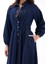 Butik 6707 Kot Elbise-Mavi 2
