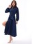 Butik 6707 Kot Elbise-Mavi 3