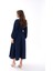 Butik 6707 Kot Elbise-Mavi 5