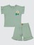Kız Bebek Şortlu Takım 6-18 Ay Mint 1