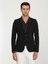 Siyah Düz Slim Fit Ceket 1