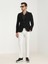 Siyah Düz Slim Fit Ceket 2