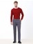 Antrasit Dokuma Slim Fit Casual Pamuk Karışımlı Pantolon 2