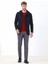 Antrasit Dokuma Slim Fit Casual Pamuk Karışımlı Pantolon 3