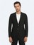 Siyah Çizgili Slim Fit Ceket 1