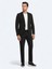 Siyah Çizgili Slim Fit Ceket 2