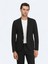 Siyah Çizgili Slim Fit Ceket 3