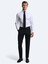 Lacivert Düz Dokuma Slim Fit Klasik Yün Karışımlı Pantolon 1