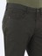 Haki Dokuma Slim Fit Casual Pamuk Karışımlı Pantolon 4