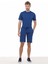 Saks Düz Örme Jogging Fit Spor Bermuda 2