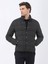 Antrasit Regular Fit Dik Yaka Casual Dokuma Mont 4