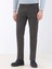 Kahverengi Dokuma Slim Fit Casual Pamuk Karışımlı Pantolon 1
