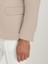 Bej Düz Slim Fit Ceket 5