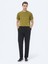 Siyah Düz Dokuma Carrot Fit Smart Casual Pantolon 1