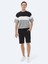 Siyah Düz Örme Jogging Fit Casual Bermuda 1