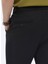 Siyah Düz Dokuma Carrot Fit Smart Casual Pantolon 5