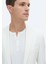 Ekru Düz Slim Fit Takım Elbise 4