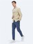 Bej Düz Modern Fit Ceket 4