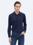 Lacivert Düz Regular Fit Casual Gömlek 1