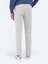 Gri Dokuma Slim Fit Casual Pamuk Karışımlı Pantolon 5