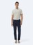 Lacivert Düz Dokuma Regular Fit Casual Pamuk Karışımlı Pantolon 1