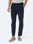 Lacivert Düz Dokuma Regular Fit Casual Pamuk Karışımlı Pantolon 2