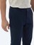 Lacivert Düz Dokuma Regular Fit Casual Pamuk Karışımlı Pantolon 4