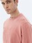 Pembe Bisiklet Yaka Baskılı Sweatshırt 5