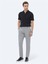 Gri Dokuma Slim Fit Casual Pantolon 1