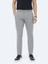 Gri Dokuma Slim Fit Casual Pantolon 5