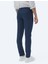 Lacivert Dokuma Slim Fit Casual Pamuk Karışımlı Pantolon 5