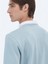 Mint Bisiklet Yaka Baskılı Sweatshırt 4