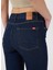 Standart Bel Düz Paça Flare Koyu Lacivert Kadın Denim Pantolon Georgıa Skınny Flare5 4