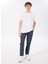 D5SM-TST3802 Beyaz Bisiklet Yaka Relaxed Baskılı Erkek T-Shirt 2
