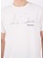 D5SM-TST3802 Beyaz Bisiklet Yaka Relaxed Baskılı Erkek T-Shirt 4