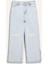 Kız Çocuk Wide Leg Yırtık Detaylı Geniş Paça Jean Pantolon Z4708A625SP 1