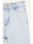 Kız Çocuk Wide Leg Yırtık Detaylı Geniş Paça Jean Pantolon Z4708A625SP 2