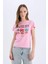 Coool PowerPuff Girls Regular Fit Bisiklet Yaka Ribana Kısa Kollu Tişört D9126AX25SM 3