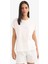 Pijama Takımı Kısa Kollu Pijama Üstü Esnek Belli Şort Pijama Altı-Fall in Love F3134AX25SM 2