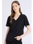 Regular Fit V Yaka Basic Düz Kısa Kollu Tişört D9593AX25SM 1