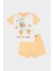 Erkek Bebek Pijama Takımı Baskılı Kısa Kollu Penye Üst Beli Lastikli Şort E1182A525HS 1