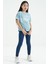 T13KG-75115_01 Kız Garson Oversize T-Shirt O Yaka 1
