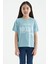 T13KG-75115_01 Kız Garson Oversize T-Shirt O Yaka 2