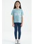 T13KG-75115_01 Kız Garson Oversize T-Shirt O Yaka 3