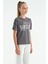 T13KG-75115_01 Kız Garson Oversize T-Shirt O Yaka 2