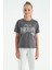 T13KG-75115_01 Kız Garson Oversize T-Shirt O Yaka 4
