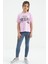 T13KG-75115_01 Kız Garson Oversize T-Shirt O Yaka 1
