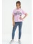 T13KG-75115_01 Kız Garson Oversize T-Shirt O Yaka 2
